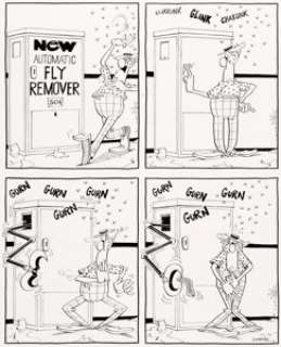 Don Martin MAD #198 Complete 1-Page Story "One Evening In A Bus Station" Original Art (EC, 1978).... | Heritage