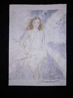 Arinouchkine, Andréï | Arinouchkine, Andréï - Dessin original couleur - Fée | Catawiki