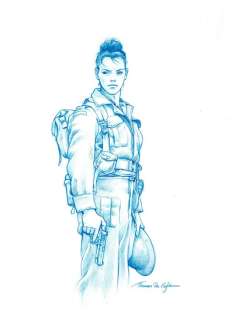 Du Caju, Thomas | Du Caju, Thomas - Originele tekening - Saboteuses - Mouche - (2022) | Catawiki