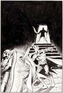 Jim Aparo The Brave and the Bold #112 Cover Batman and Mister Miracle Original Art (DC, 1974)....