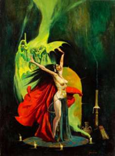 Sanjulian (Manuel Perez Clemente) Creepy #42 Cover Painting Original Art (Warren, 1971)....