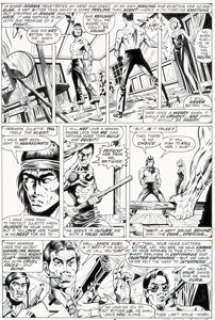 Paul Gulacy and Dan Adkins Master of Kung Fu #39 Story Page 2 Original Art (Marvel, 1976). Paul Gulacy‘s -