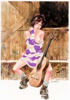 Massimo Carnevale Skorpio V25#29 Cover Original Art (Eura Editoriale, 2001)....