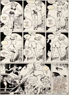 Jordi Bernet et Abuli Enrique Sanchez - Torpedo Torpedo 1936 La Madrina Planche 10 (Ediciones Glénat S.L. Barcelona, 1994). Bernet Jordi and Abuli Enrique Sanchez Torpedo Torpedo 1936 La Madrina Story Page 10 Original Art (Ediciones Glénat S.L. Barcelona, 1994).