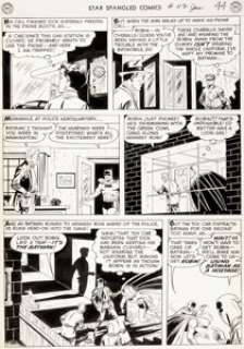 Jim Mooney Star Spangled Comics #112 Story Page 8 Batman and Robin Original Art (DC, 1951). Dick Grayson is -