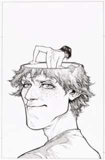 Gabriel Rodriguez Locke and Key: Head Games #5 Cover Original Art (IDW, 2009)....