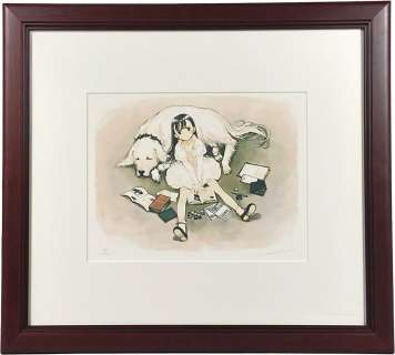 NOCCHI (Ashito Oyari) Autographed color reproduction illustration "Kita e: White Illumination" Hayaka Sakyo | Mandarake (Big Web)