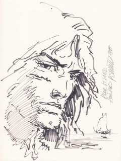 Rosinski. Dessin original dédicacé Thorgal | BDEnchères