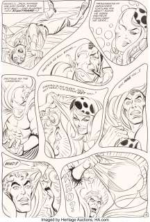 Steve Ditko and Mike Peppe - Beware the Creeper #5 Story Page 15 Original Art (DC, 1969).