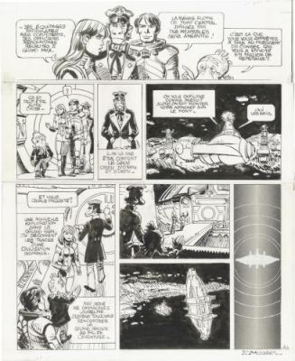 Jean-Claude Mézières | Valérian, tome 23, L’avenir est avancé, planche A4 | Galerie 9ème Art