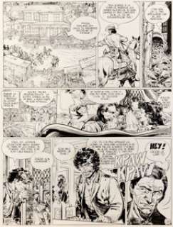 Colin Wilson - La Jeunesse de Blueberry, Trois Hommes Pour Atlanta #8 Planche 27 (Alpen Publishers, 1993). Colin Wilson La Jeunesse de Blueberry, Trois Hommes Pour Atlanta #8 Story Page 27 Original Art (Alpen Publishers, 1993).