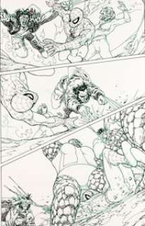 Mario Alberti - X-Men And The Spider-Man #3 Planche 10 (Marvel, 2009). Mario Alberti X-Men and Spider-Man #3 Story Page 10 Original Art (Marvel, 2009).