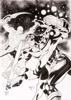 Paul Renaud - X-Men Vol 4 #16 Couverture Originale Variante (Marvel, 2018). Paul Renaud X-Men V4#16 Original Art Exclusive Variant Cover (Marvel, 2018).