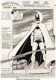 Marshall Rogers et Terry Austin - Secret Origins Vol 2 #6 Title Page Original Art (DC Comics, 1986). Marshall Rogers and Terry Austin