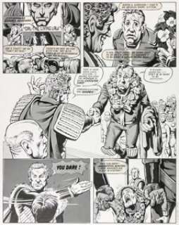 Brian Bolland et Gary Leach - Judge Dredd 2000 AD Prog 96 Planche 2 (Fleetway Publications, 1979). Brian Bolland and Gary Leach Judge Dredd
