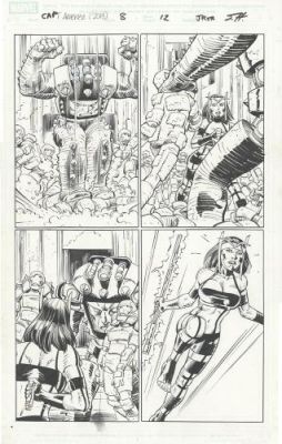 John Romita Jr. | Captain America, issue #08, page 12 | Galerie 9ème Art