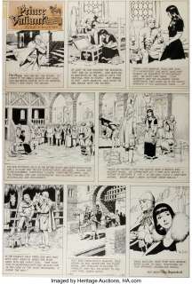 Foster, Hal | Hal Foster Prince Valiant #1746 Sunday Comic Strip Original Art Dated 7-26-70 (King Features Syndicate, 1970).... | Heritage