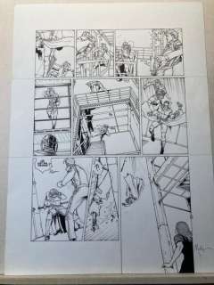 Malfin, Nicolas | Malfin, Nicolas - Planche originale - Golden City T1 - Les Pilleurs d’épaves - (1998) | Catawiki