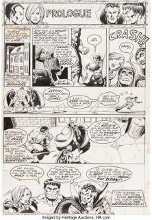 Starlin, Jim | Jim Starlin and Al Milgrom Giant-Size Defenders #1 Story Page 2 Original Art (Marvel, 1974).... | Heritage