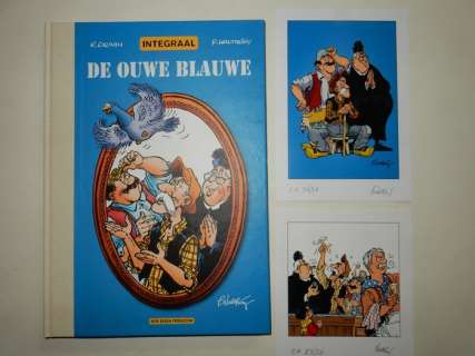 Walthéry, François | Walthéry Natasja - De Ouwe Blauwe Integraal - Met originele kleuren-tekening + 2 ex-libris - E.A. 24/26 - Cartonné - EO - (2022) | Catawiki