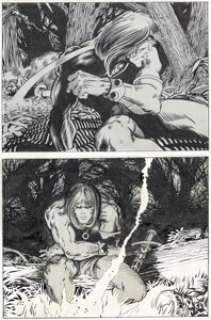 Smith, Barry - Barry Smith - "Kull of Atlantis" Story Page 6 Original Art (c. 1970)....