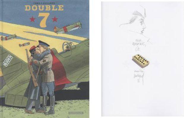 André Juillard | Double 7, livre dédicacé | Galerie 9ème Art