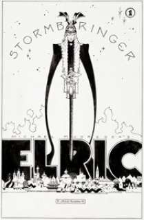 Russell, P. Craig - P. Craig Russell Elric: Stormbringer #1 Cover Original Art (Dark Horse/Topps, 1997)....