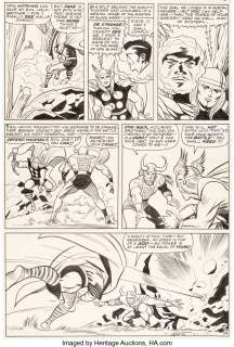 Kirby, Jack | Jack Kirby and Chic Stone Journey into Mystery #108 Story Page 14 Original Art (Marvel, 1964).... | Heritage