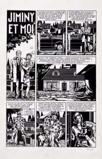 Mezzo - Le roi des mouches - Jiminy et moi Encre de chine pour la planche