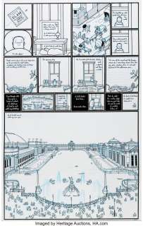 Ware, Chris - Chris Ware Acme Novelty Library #13 Jimmy Corrigan Story Pages 65-66 Original Art (Fantagraphics, 1999)....
