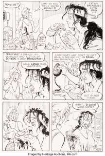 Moore, Terry - Terry Moore Strangers in Paradise #3 Story Page 4 Original Art (Antarctic Press, 1994)....