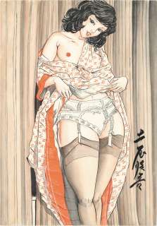 Shingo Tsuchiya’s Hand-Drawn Color Illustration "Until morning" | Mandarake (Big Web)