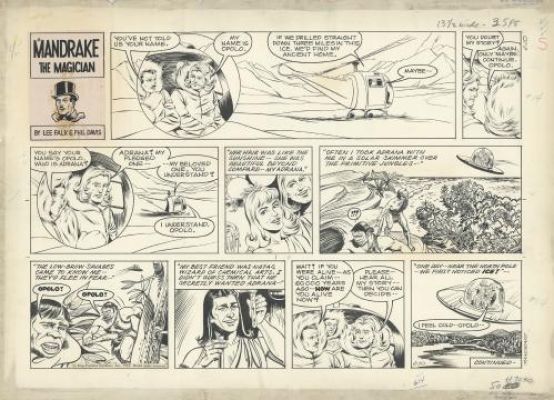 Phil Davis | Mandrake the magician, Sunday page du 20 juin 1965 | Galerie 9ème Art