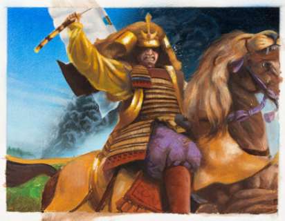 Artist, Unknown | Bryon Wackwitz Legend of the Five Rings Matsu Agetoki Expansion Card Illustration Original Art (Alderac Entertainment Group, 1... | Heritage