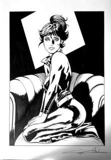 Candita, Giuseppe | Candita, Giuseppe - Original drawing - Tribute to Modesty Blaise - (2023) | Catawiki