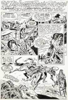 Thorne, Frank | Frank Thorne Red Circle Sorcery #8 Complete 6-Page Story Original Art (Archie, 1974).... (Total: 6 Original Art) | Heritage