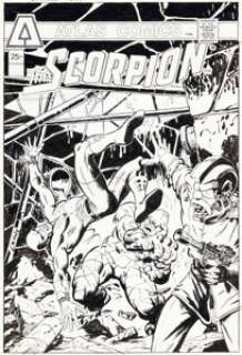 Craig, Jim - Jim Craig Scorpion #3 Cover Original Art (Seaboard/Atlas, 1975)....