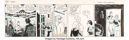 Caniff, Milton | Milton Caniff Terry and the Pirates Daily Comic Strip Original Art dated 5-21-36 (Chicago Tribune/N.Y. News Syndic... | Heritage
