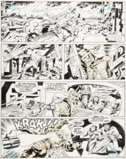 Kirby, Jack - Jack Kirby, D. Bruce Berry, and Greg Theakston DC Graphic Novel #4 The Hunger Dogs Story Page 60 Original Art (DC,...