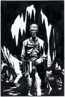 Capullo, Greg - Greg Capullo Batman #16 Variant Cover Original Art (DC, 2013)....