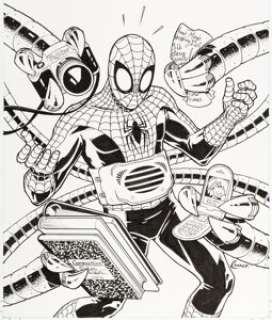 Conner, Amanda - Amanda Conner Marvel Adventures: Spider-Man #15 Cover Original Art (Marvel, 2006)....