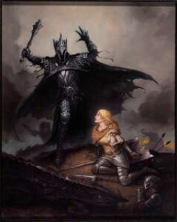 Brom, Gerald - Gerald Brom - Nazgul from Lord of the Rings Painting Original Art (2004)....