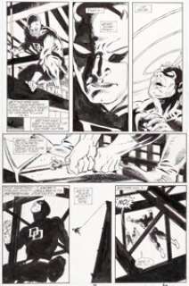 Weeks, Lee - Lee Weeks and Fred Fredericks Daredevil #292 Story Page 16 Original Art (Marvel, 1991)....