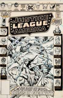 Chan, Ernie | Ernie Chan (as Ernie Chau) Justice League of America #135 Cover Original Art (DC, 1976).... | Heritage