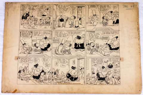 Original Katzenjammer Kids Cartoon by Harold Knerr | Goldfinch Auctions