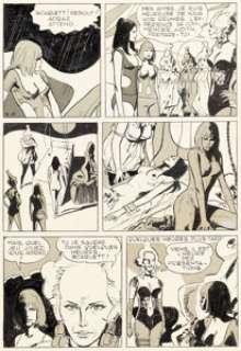 Robert Gigi Scarlett Dream #1 Story Page 18 Original Art (Éric Losfeld, 1967). ...