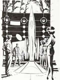 Cooke, Darwyn - Darwyn Cooke DC: The New Frontier #3 Splash Page 60 Original Art (DC, 2004). ...