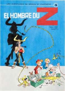 Fabrice Tarrin Spirou et Fantasio, El Hombre du Z Tribute to Franquin Illustration Original Art (undated)....