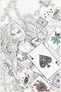 JonBoy Meyers - Justice League vs. Suicide Squad #1 Variant Cover Original Art (DC, 2017)....