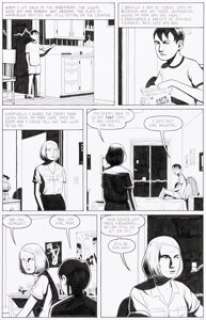 Adrian Tomine - Optic Nerve #4 Story Page 17 Original Art (Drawn & Quarterly, 1997)....